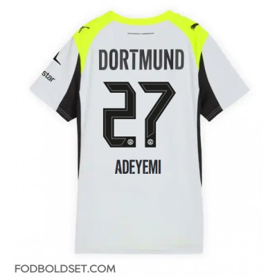 Borussia Dortmund Karim Adeyemi #27 Udebanetrøje Dame 2025-26 Kortærmet Borussia Dortmund Karim Adeyemi #27 Udebanetrøje Dame 2025-26 Kortærmet